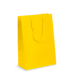 Gift Carry Bags - Glossy Yellow - Medium/Large