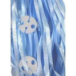 50 x Balloon Pre-Cut Curling Ribbons & Seals - Light Blue