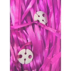 50 x Balloon Pre-Cut Curling Ribbons & Seals - Hot Pink