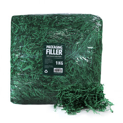 Shredded Paper Shreds Filler - 1KG - Dark Green