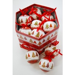 14pc Christmas Bauble Trees Gift Box Set