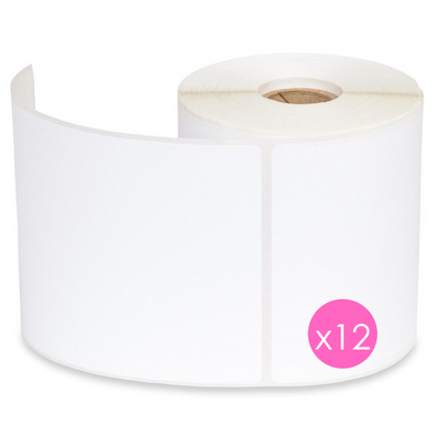 12 x Direct Thermal Shipping Label 100mm x 150mm for Fastway Startrack eParcel - 500 Labels per Roll