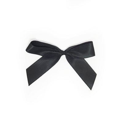 Satin Gift Bows - 7cm - Black