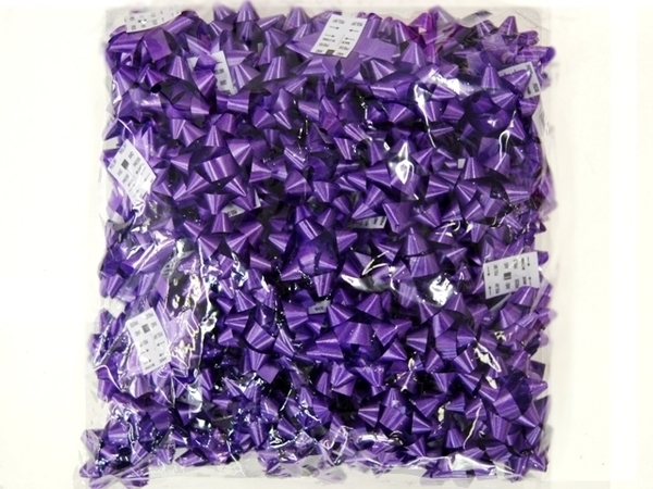 Mini Star Bows - 5cm - Violet Purple