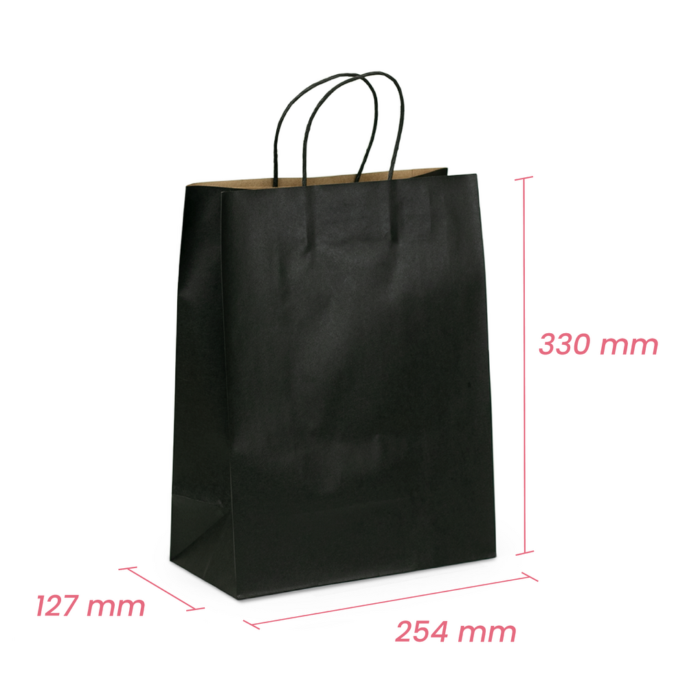 Kraft Bags - Medium - Black