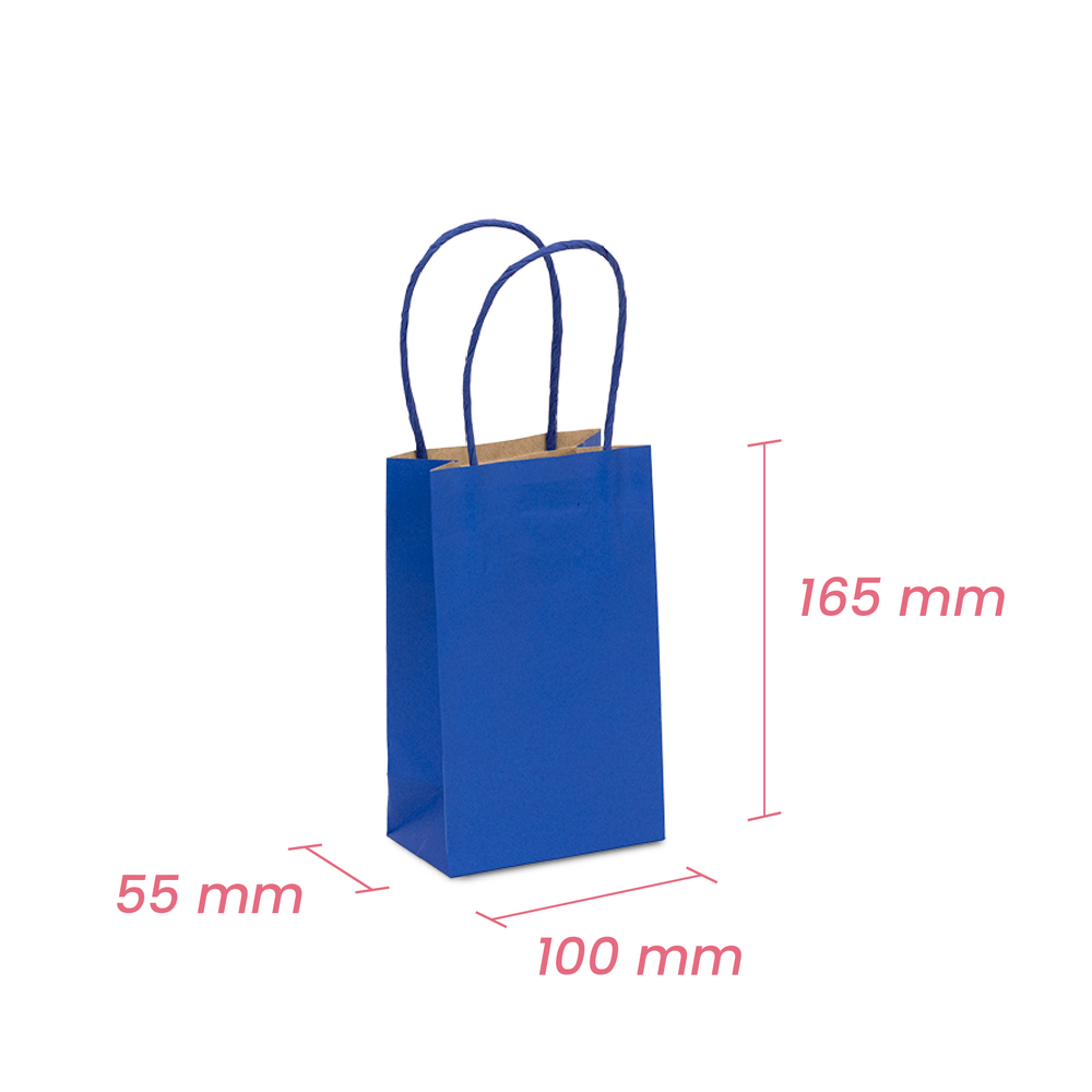 Kraft Bags - Micro - Blue