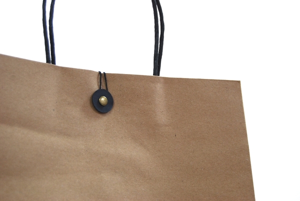 Kraft Bags - Premium Kraft Brown Bags with Cotton String & Button Closure - Medium Large