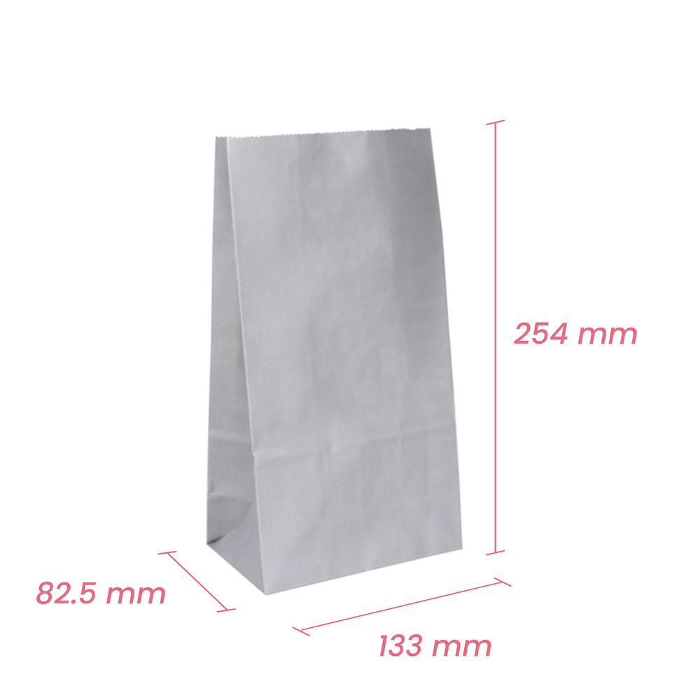 Grey paper gift bags deals