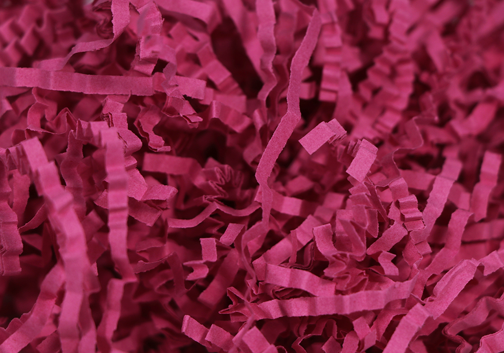 Shredded Paper Shreds Filler - 1KG - Hot Pink