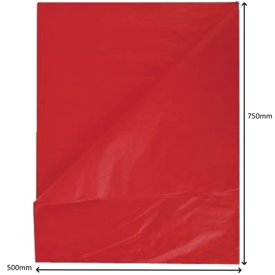Black Tissue Paper - 500 x 750mm (Bulk 480 Sheets)