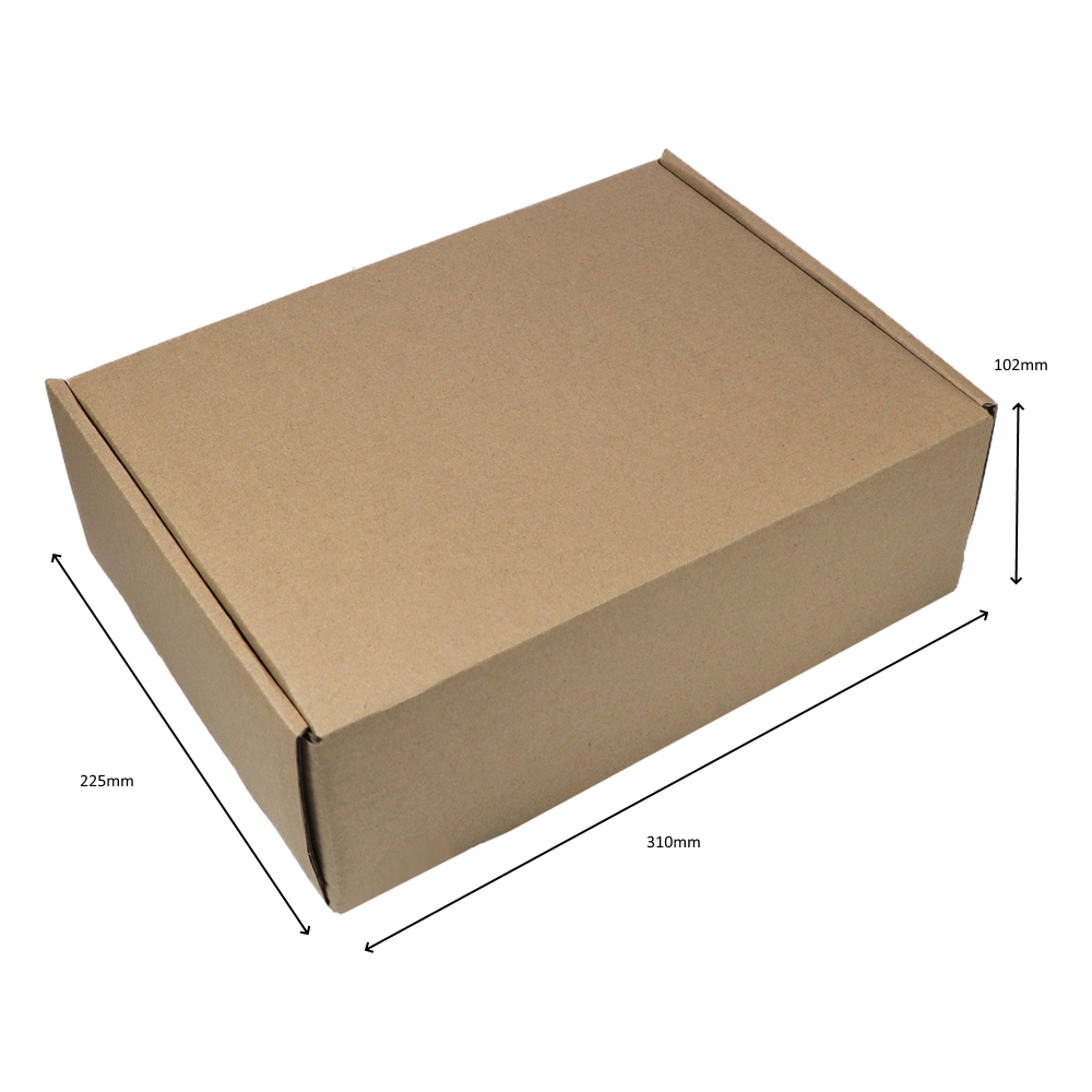 Large Mailing Box | Gift Box - All in One - Kraft Brown