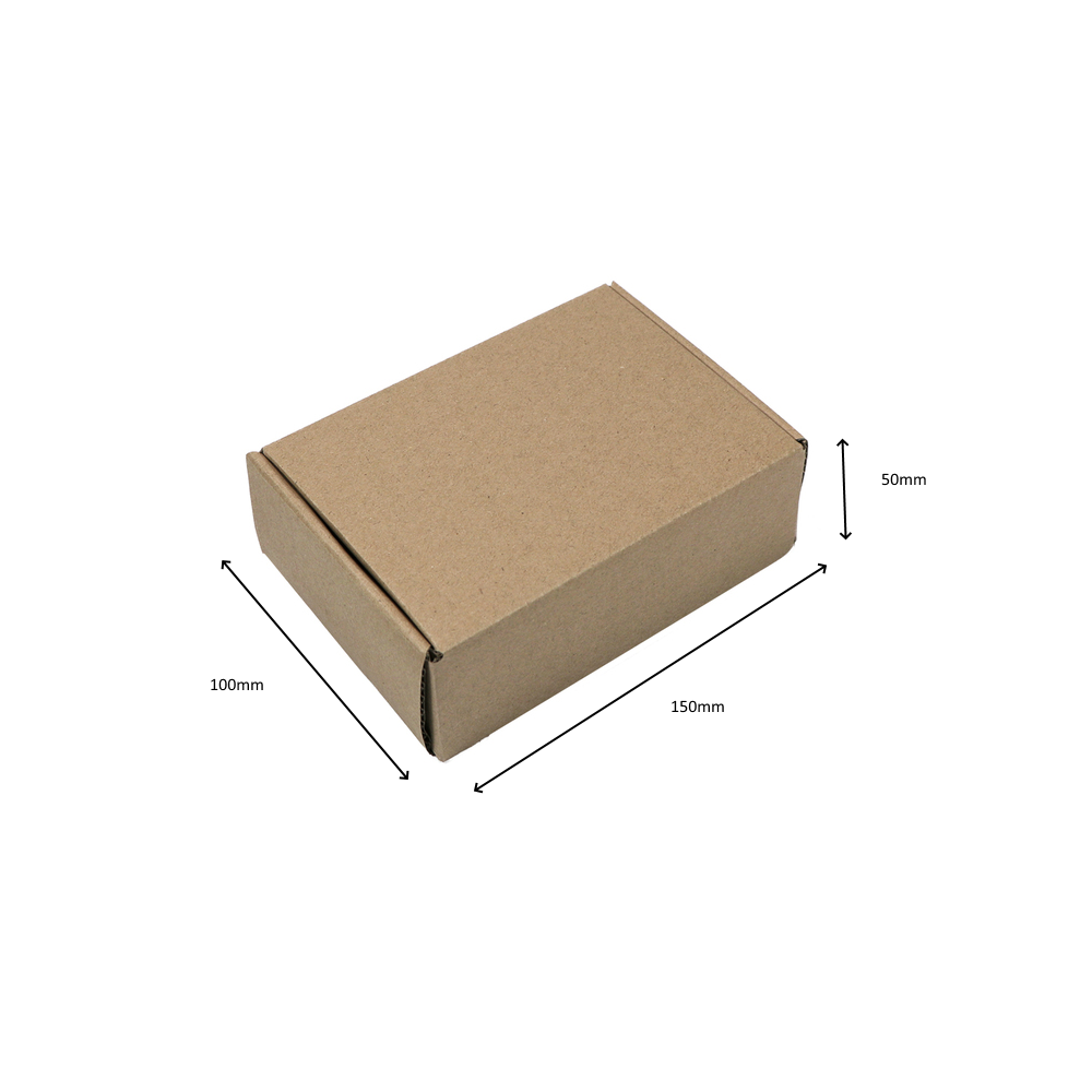 Small Mailing Box | Gift Box - All in One - Kraft Brown