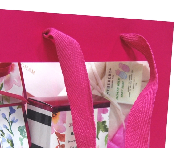 Window Gift Bag - Small/Medium Boutique Matt Finish - Pink