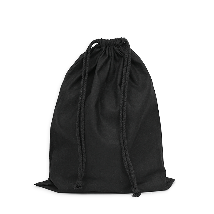 Black Calico Bags 30cm x 40cm with Drawstrings