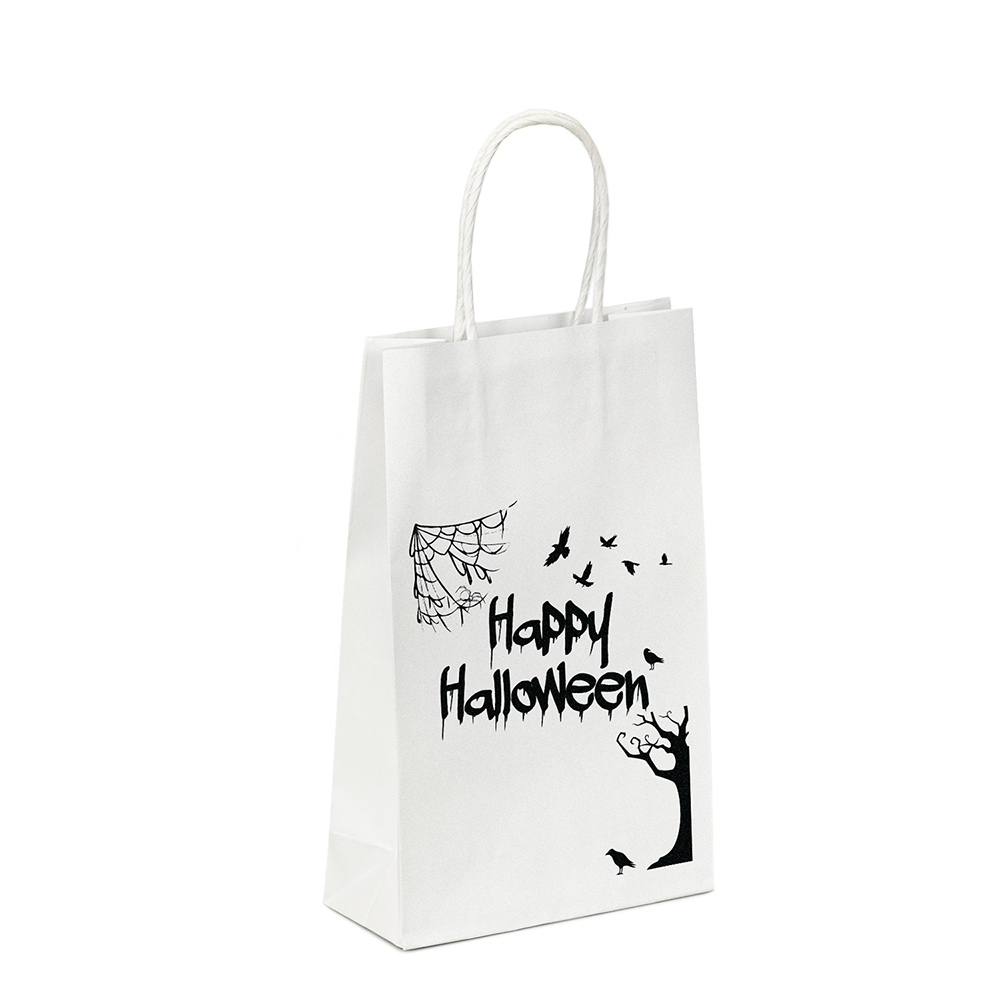 Halloween - Small White Kraft Bag Assorted Pack - In The Shadows