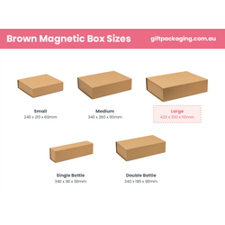 Brown Magnetic Box