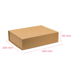 Brown Magnetic Box