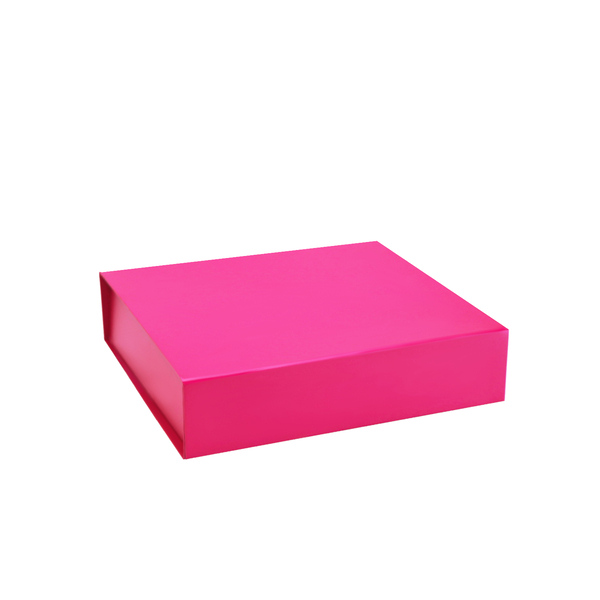 Small Gift Box - Matt Hot Pink with Magnetic Closing Lid