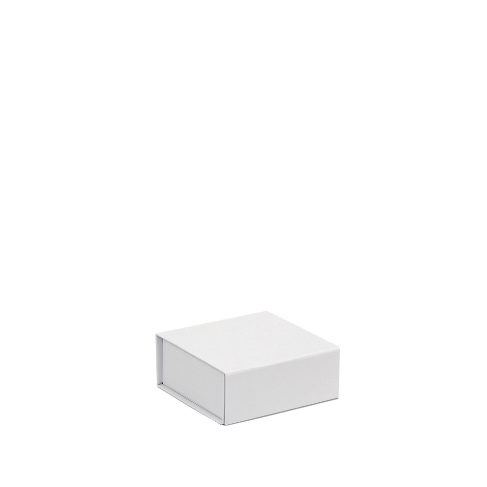 Mini Gift Box - Matt White with Magnetic Closing Lid