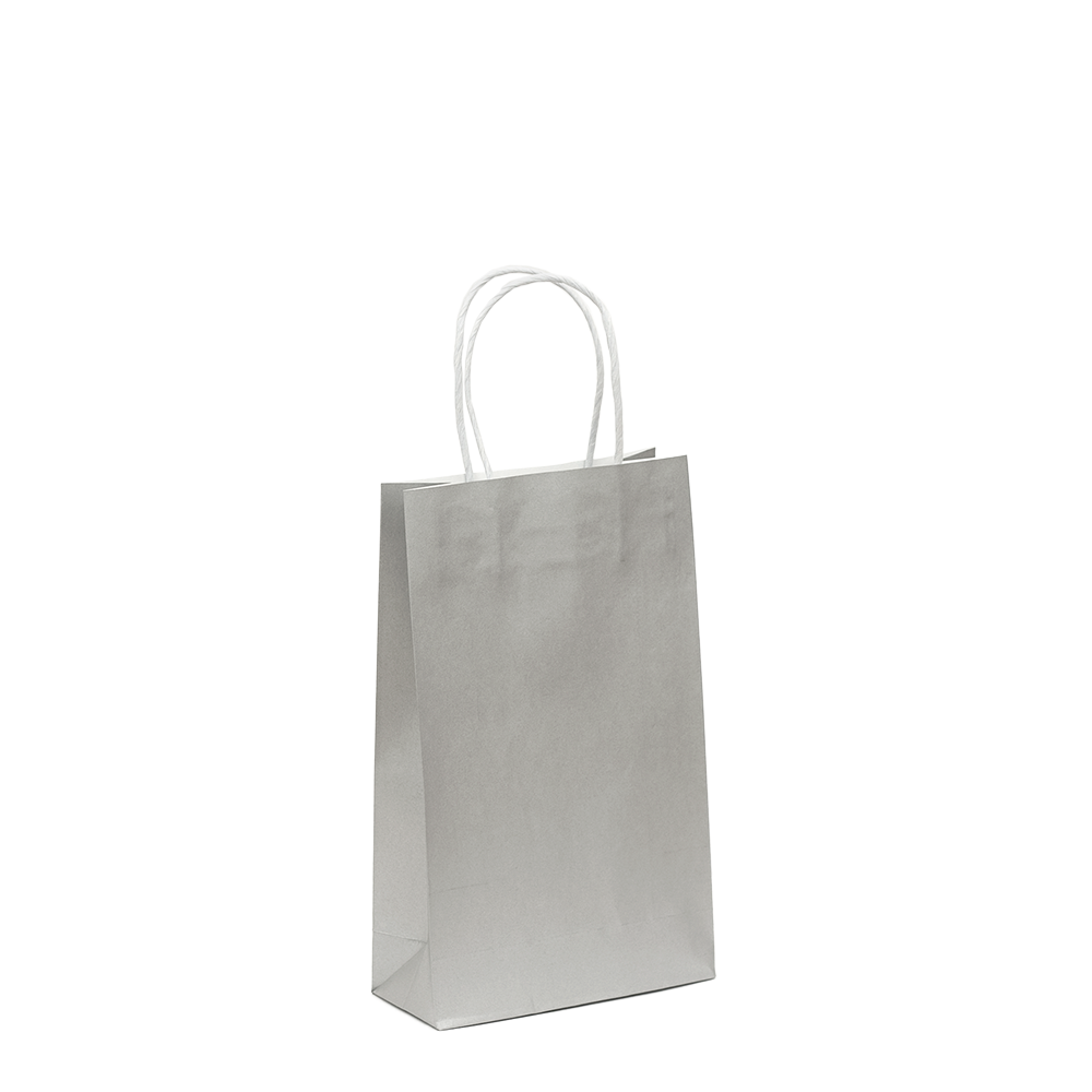 Silver Kraft Paper Bags
