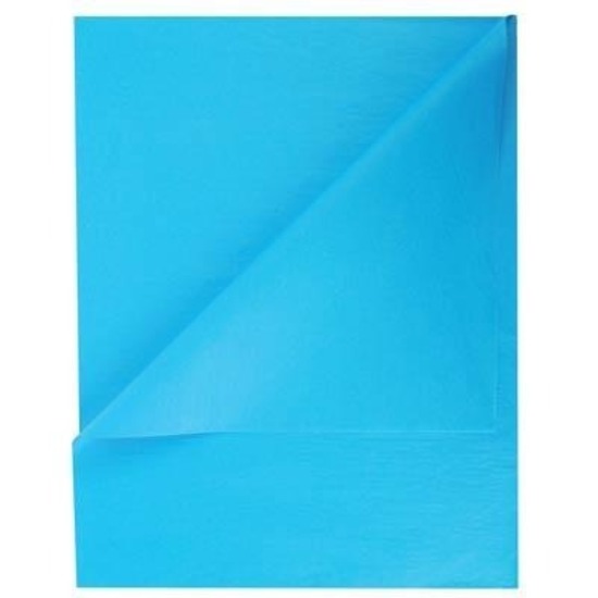 Tissue Paper Ream 750mm x 500mm, 480 Sheets - Turquoise Blue