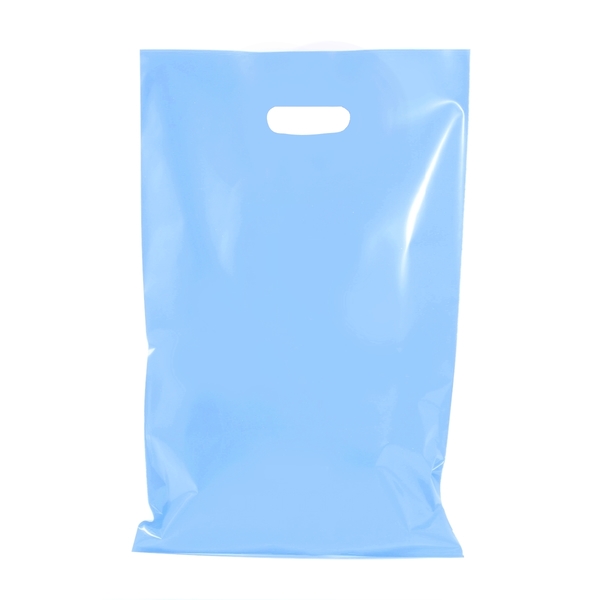 100 x STRONG THICK PLASTIC CARRY BAGS DIE CUT HANDLES SMALL MEDIUM LARGE - Picture 27 of 52