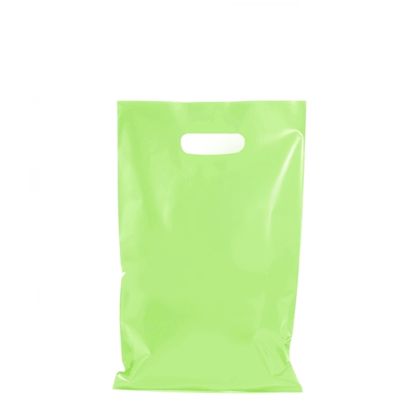 100 x STRONG THICK PLASTIC CARRY BAGS DIE CUT HANDLES SMALL MEDIUM LARGE - Picture 39 of 52