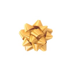 Mini Star Bows - 5cm - Gold 