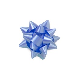 Mini Star Bows - 5cm - Light Blue