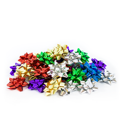 Mini Star Bows - 5cm - Christmas Metallic Mix