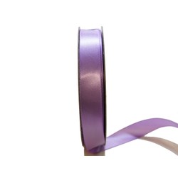 Satin Ribbon - Woven Edge - 15mm x 30m - Lavender
