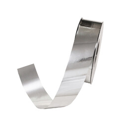 Florist Tear Ribbon - 30mm x 45m - Metallic Silver