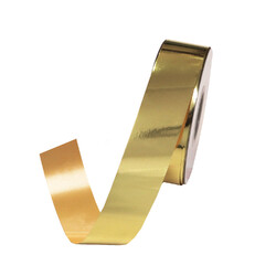 Florist Tear Ribbon - 30mm x 45m - Metallic Gold