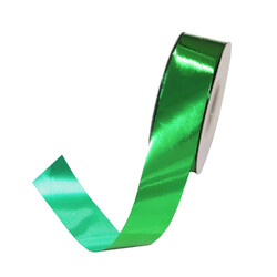 Florist Tear Ribbon - 30mm x 45m - Metallic Green