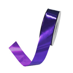 Florist Tear Ribbon - 30mm x 45m - Metallic Purple