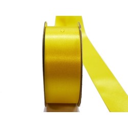 Water Repellent Satin Ribbon - 38mm x 45m - Yellow