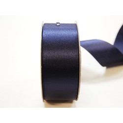 Water Repellent Satin Ribbon - 38mm x 45m - Navy Blue