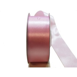 Water Repellent Satin Ribbon - 38mm x 45m - Light Pink
