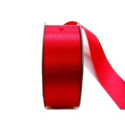 Water Repellent Satin Ribbon - 38mm x 45m - Red