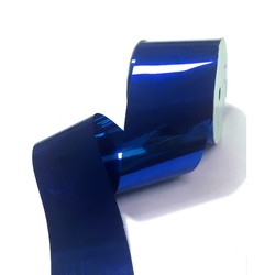 Metallic PVC Ribbon - 50mm x 30M - Blue