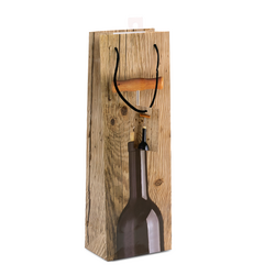 Everyday Wine Bottle Bags - Bottle on Wood