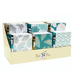 Notebook Pad & Pen - 'I Spy Turquoise' Design