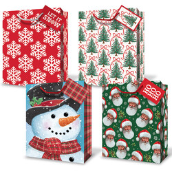 Christmas Bags - Let's Be Jolly Assortment - Small To Medium