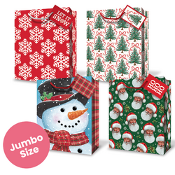 Christmas Bags - Let's Be Jolly Assortment - Jumbo