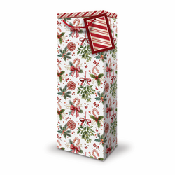 Christmas Bottle Bags - Candy Cane