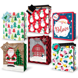 Christmas Bags - Extra Small - Santa & Snowman Assortment