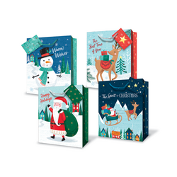Christmas Bags - Fun In The Snow Assortment - Small To Medium