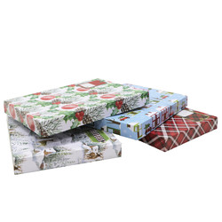 4PK - Christmas Gift Boxes - 4 Boxes - Small