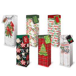 Christmas Bottle Bags - Nature Assortment