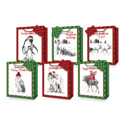 Christmas Bags - A Very Merry Christmas - Medium To Large